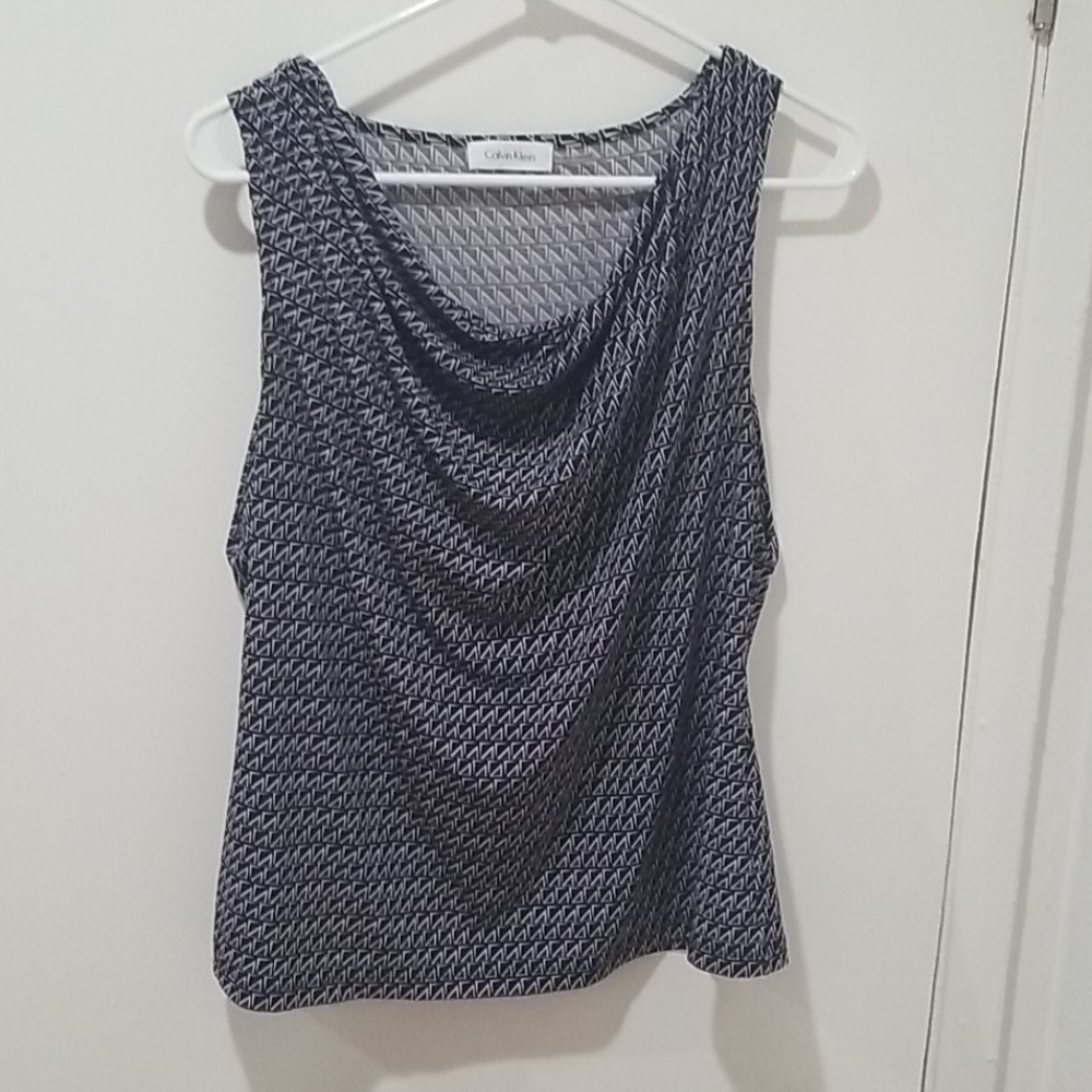 Purple patterned blouse